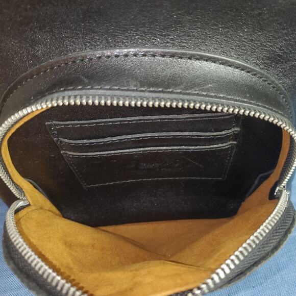 Patricia Nash Alencon Small Backpack Black Leather Travel Tote READ main image 10